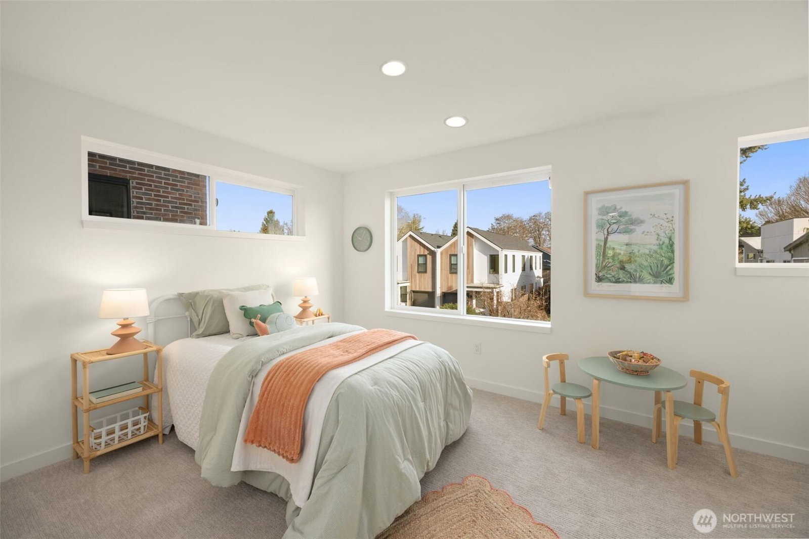 Interior finishes representative of Plan A at Willow 12th by Shelter Homes