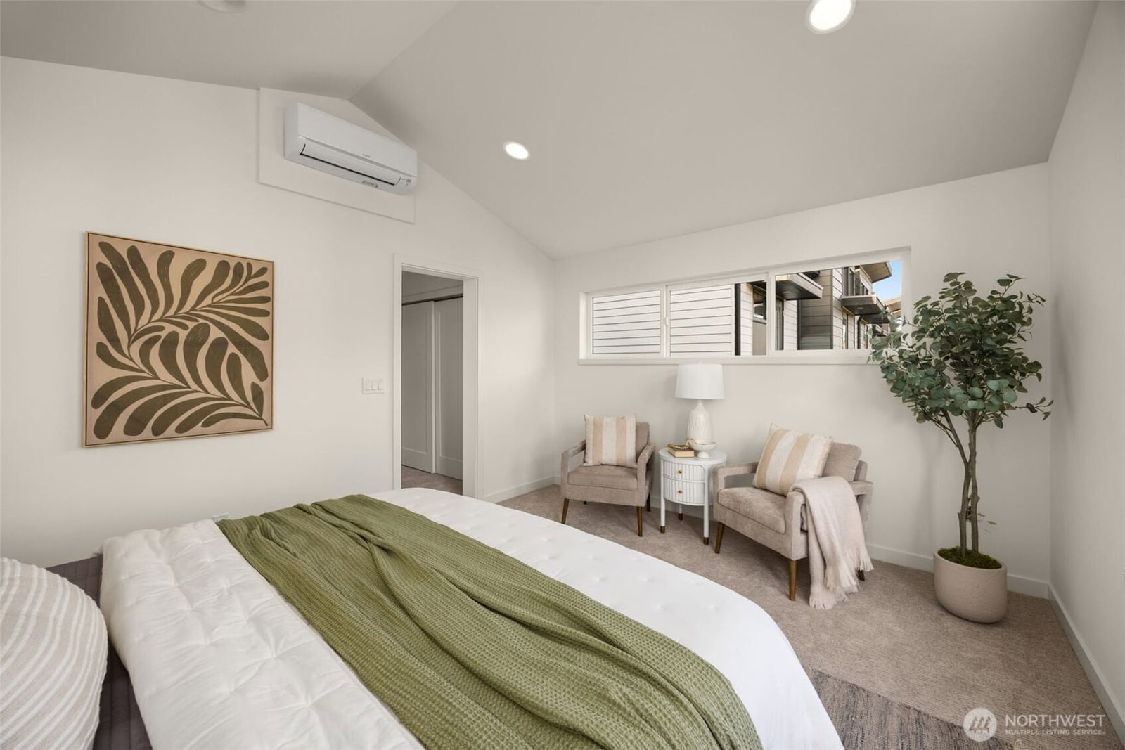 Primary suite with the ensuite beyond